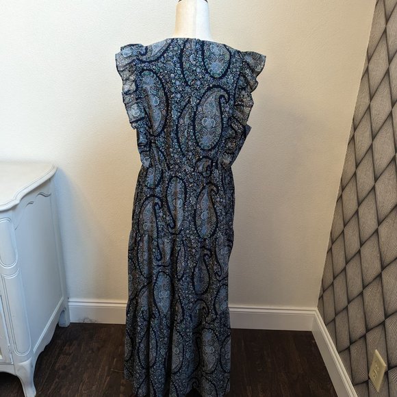 J.Crew Factory Tiered Ruffle Maxi Dress - Picture 10 of 10